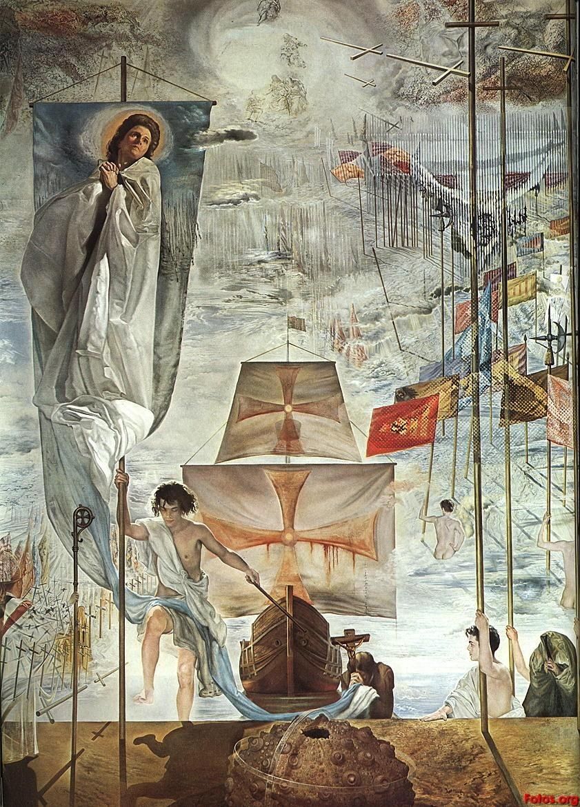 Salvador Dali The Discovery of America by Christopher Columbus